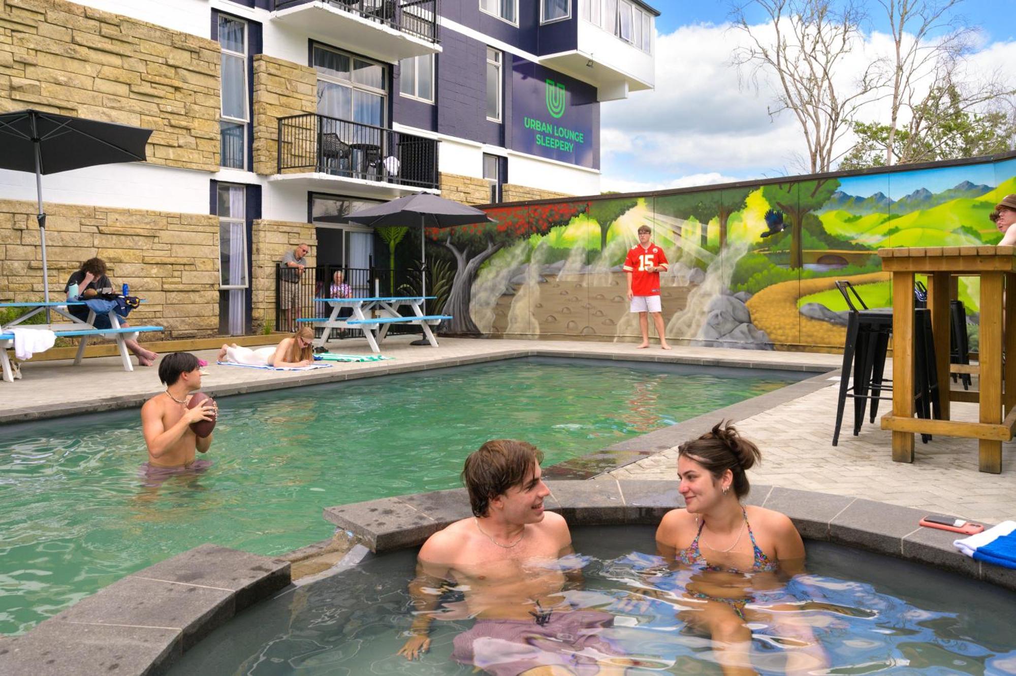 Urban Lounge Sleepery Hotel Rotorua Luaran gambar